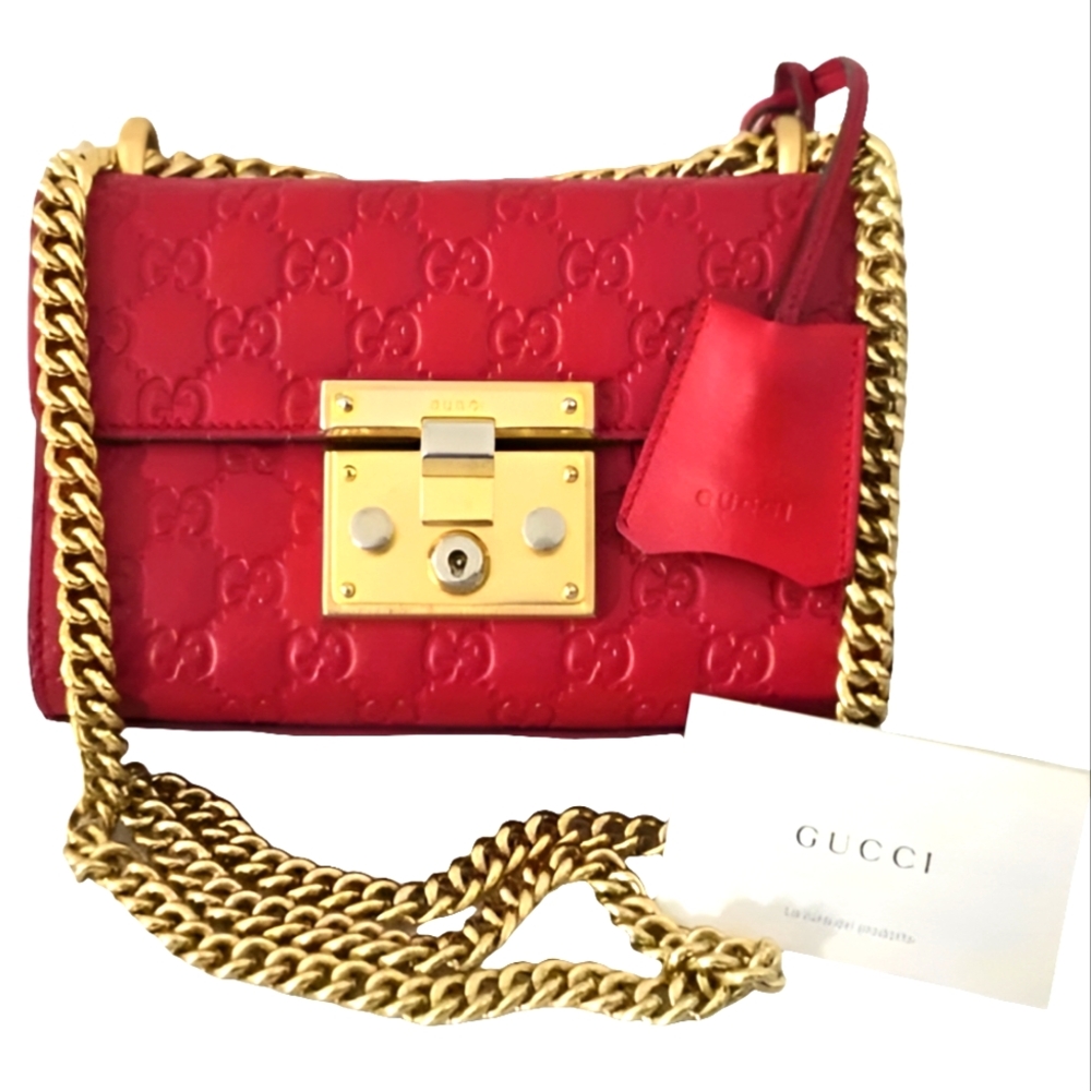 Gucci Padlock leather crossbody/Handbag - COA included!